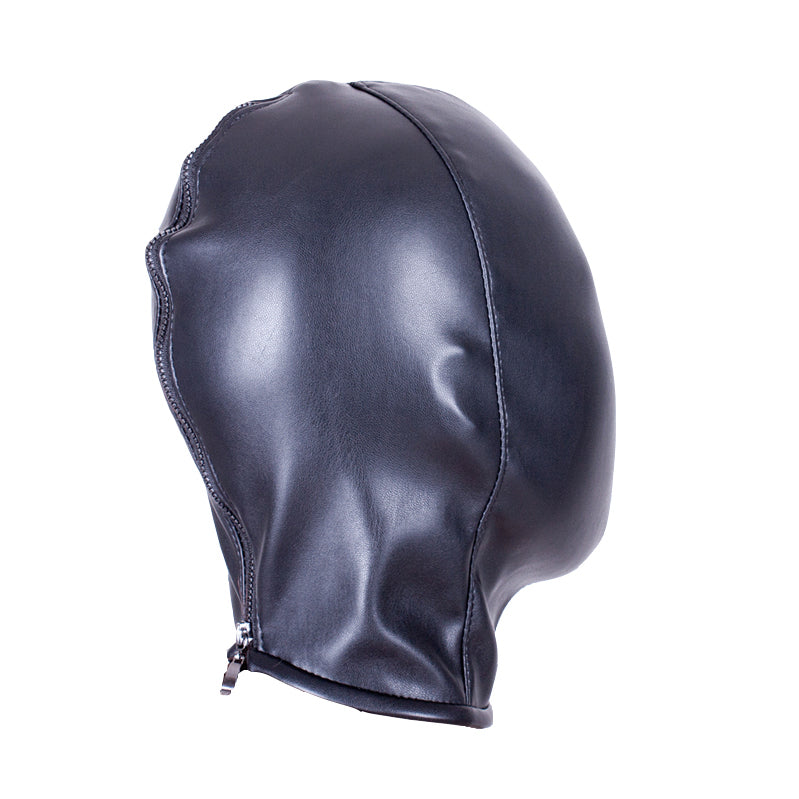 Head Gear Leather Face Mask Restraint V2 皮革头部封闭口塞束缚调教 V2 BDSM 1496