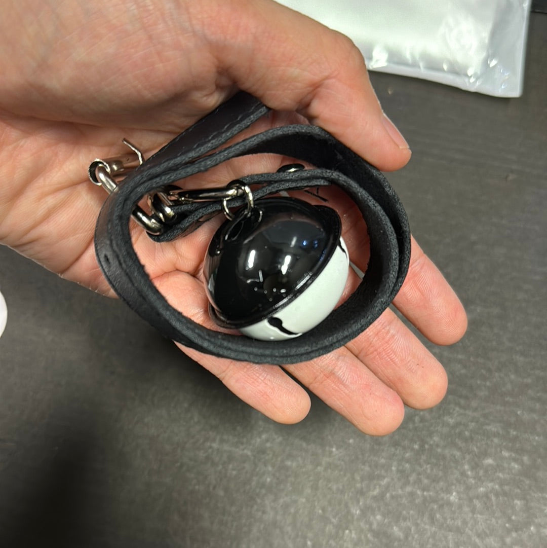 Black & White cat Collar/choker 猫咪铃铛情趣BDSM 脖套1401