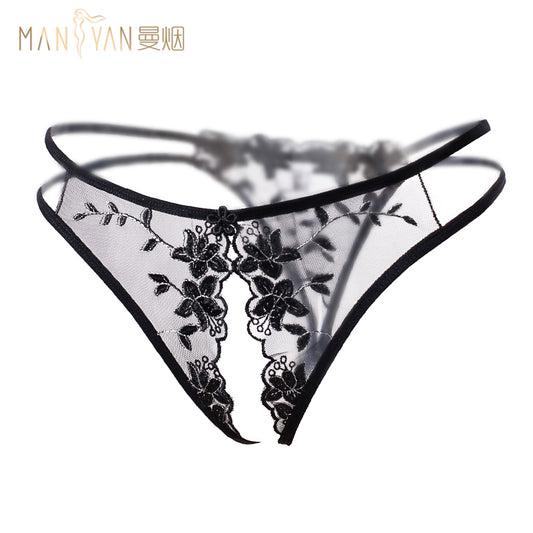 Hollow Lace Panties v3 (Red/Black/Purple) 蕾丝镂空丁字裤v3 1660