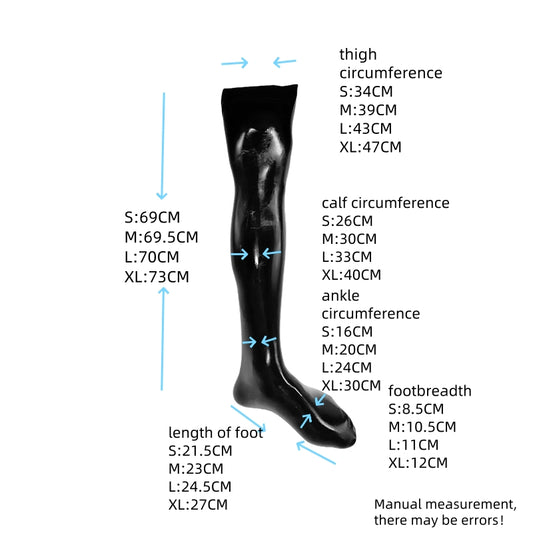 Latex Stocking 乳胶长筒袜 2017