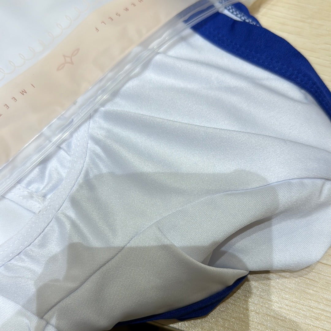 Swimming suit costume white V6 白色死库泳装 V6 1411