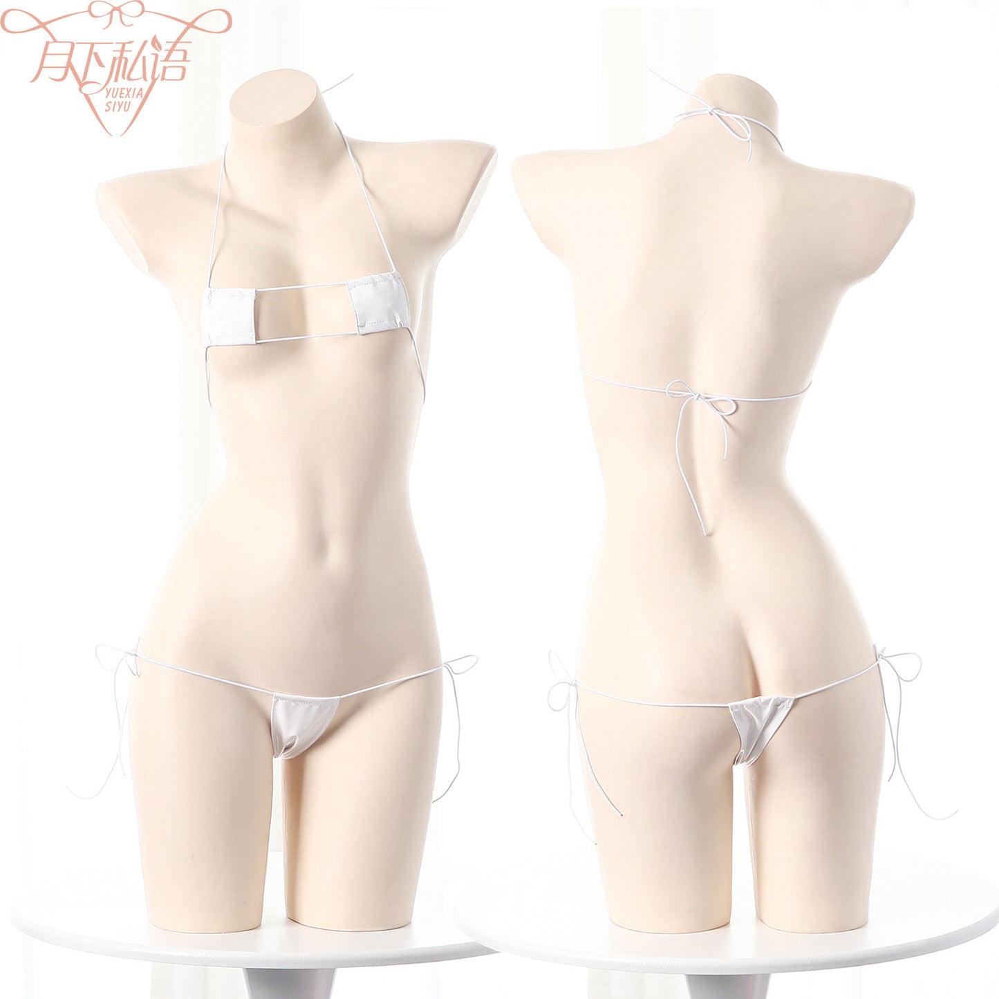 A piece of cloths bra set uniform PU Leather swimming suit v2 一块布PU皮革 v2 1529