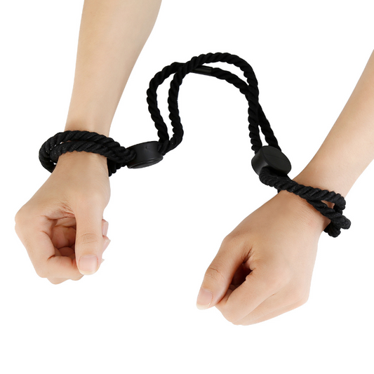 Adjustable bondage rope 可调节束缚绳 (Black/Red) 1414