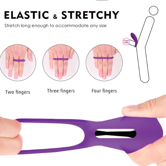 Purple giant squid vibrating cock/ penis ring 紫色鱿鱼硅胶震动锁精环 1434 (Read description)