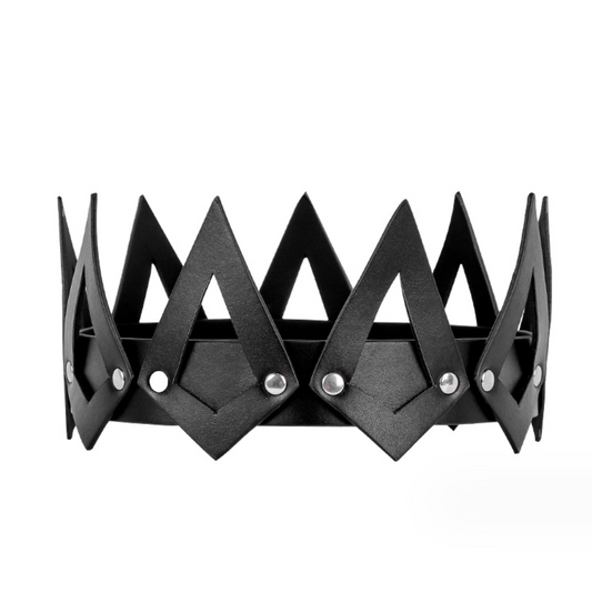 Queen PU Leather Head gear 女王皮质皇冠 BDSM 1501