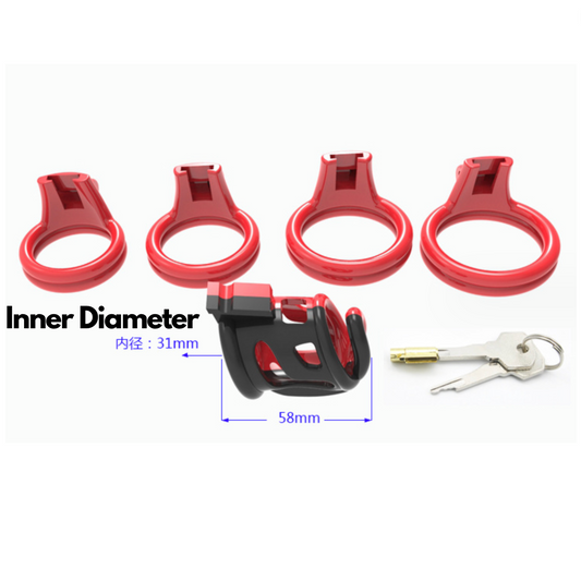 Quick Escape 6000s Chastity cuckold device male cage 3D Print BDSM (2 Colours) 贞操男用 BDSM 1506