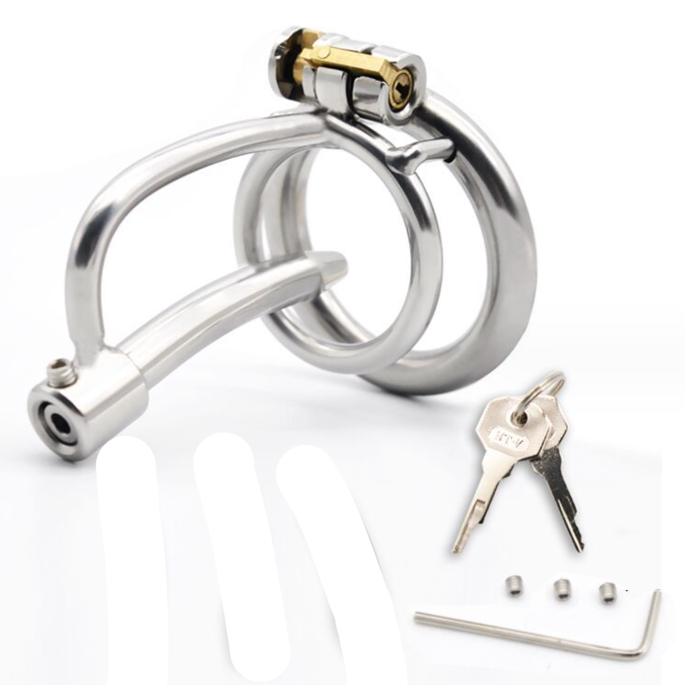 Medieval Stainless Steel Chastity Cuckold Device Male SPIKE Cage V3 中世纪不锈钢带刺贞操男用 V3 BDSM  1507