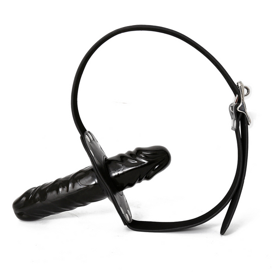Black mouth dildo gag 黑色口塞阳具 BDSM  1065
