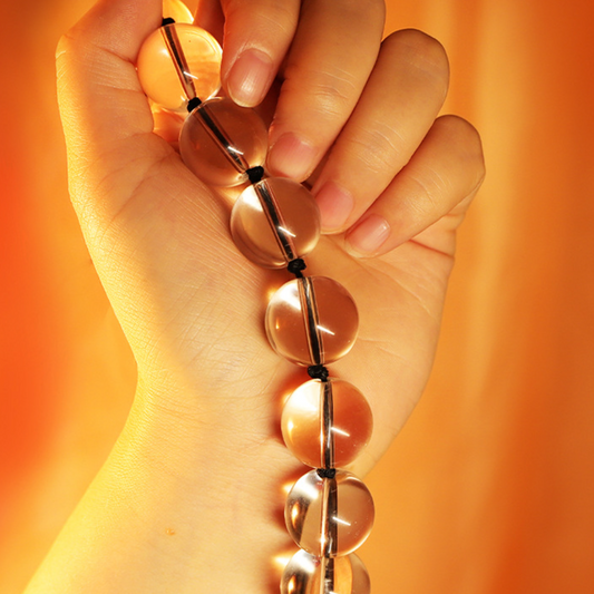 Anal butt bead crystal ball 水晶珠肛塞 BDSM  1166