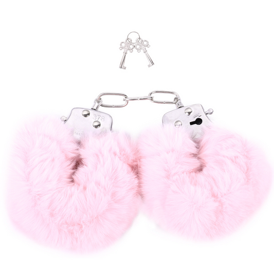 Furry Hand Cuff Restraint Bondage v2 毛绒手铐 BDSM v2 (White/Black/Pink) 1562
