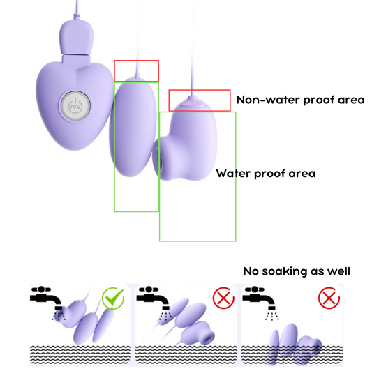 Purple Duo Small Portable Vibrator & Suction 紫色便携双跳蛋(震动+吸塑)1569