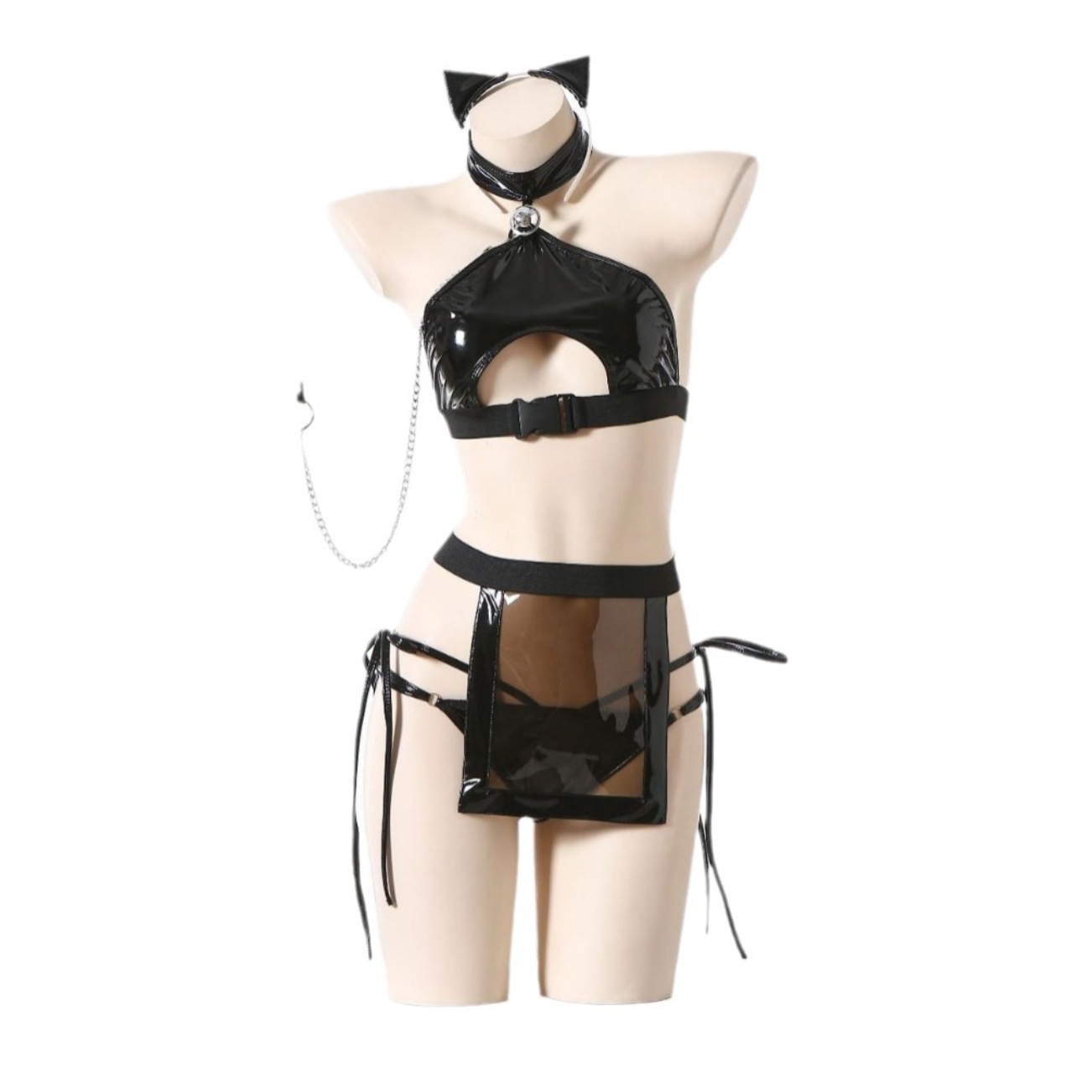 Treasure Guardian Cat costume Uniform PU Leather 守卫宝藏猫猫制服 1618