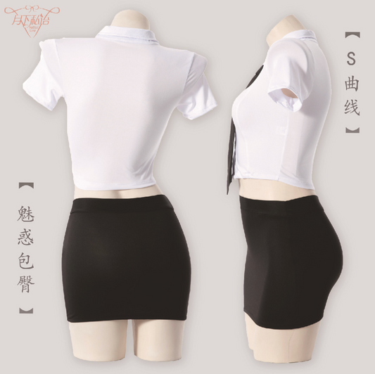Office OL secretary Costume V4 秘书制服OL V4 1617
