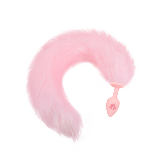 Bunny /Cat Tail Anal Butt Plug 兔子/猫猫尾巴肛塞 BDSM (Pink/White) 1626