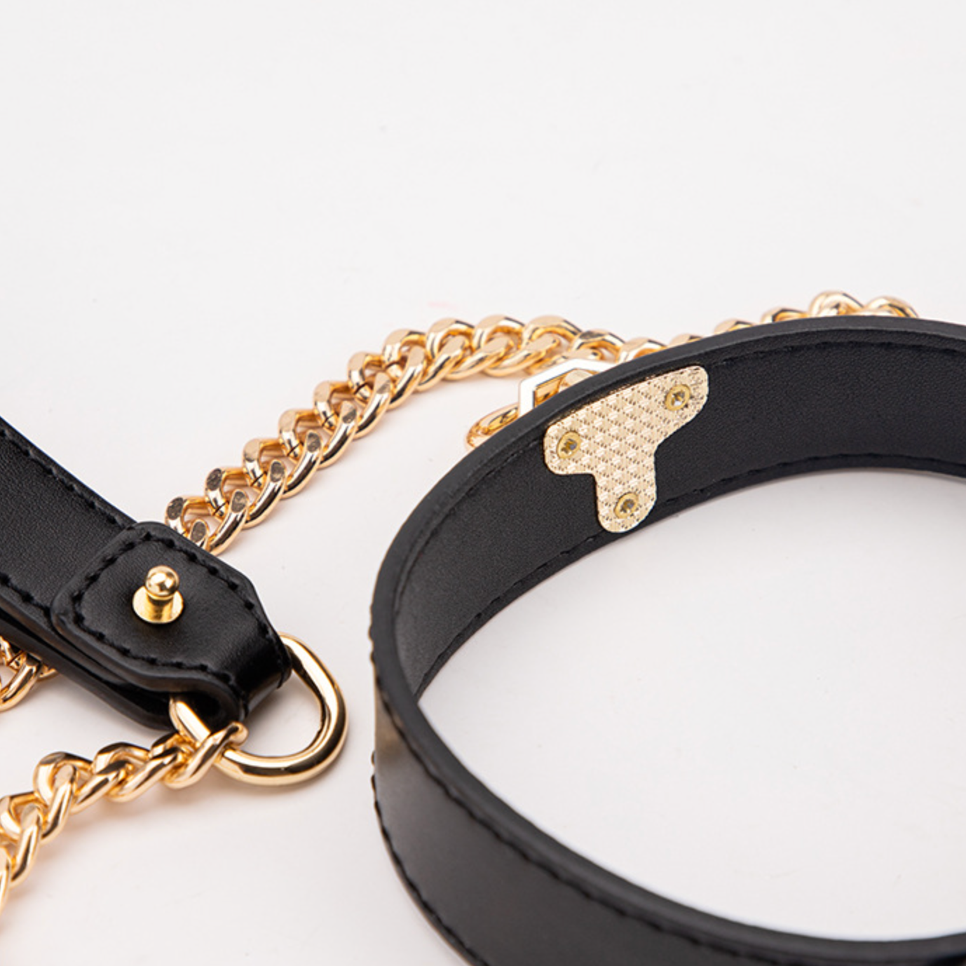 Collar/Choker with leash V2 颈圈情趣BDSM V2 脖套+牵引 1691