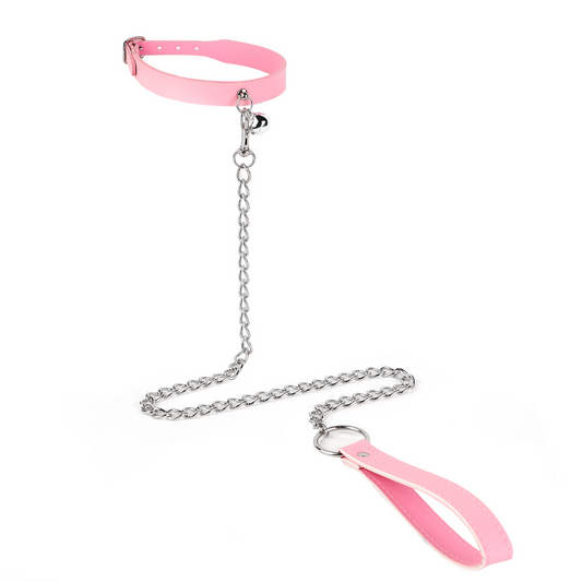 Collar/Choker with Leash & Bell V3 颈圈铃铛情趣BDSM V3 脖套+牵引 1693