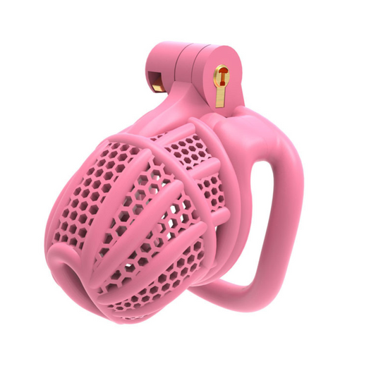 Bee-Have Chastity cuckold device male cage 3D Print 蜂巢贞操男用 BDSM 1706