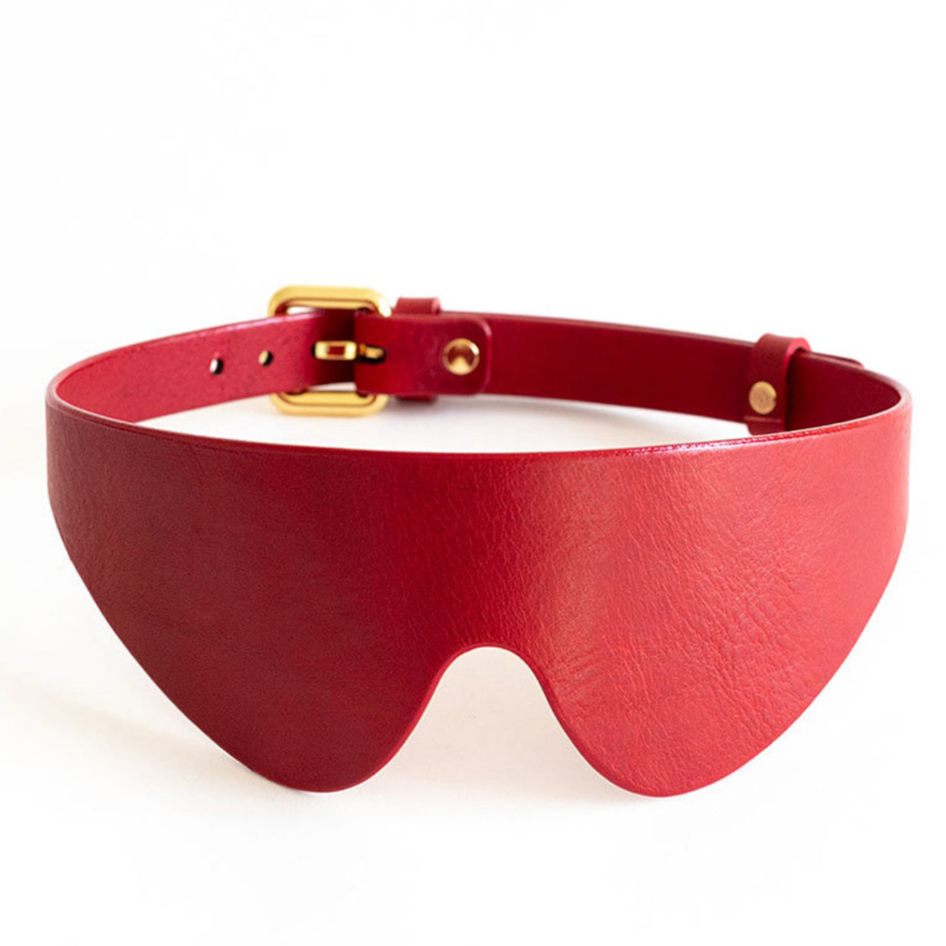 PU leather black eye mask blindfolds 情趣BDSM 皮革眼罩1078