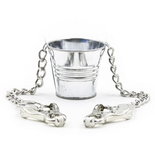 Nipple/Pussy Clamp w Bucket V3 乳夹简水桶乳夹 BDSM V3 1725