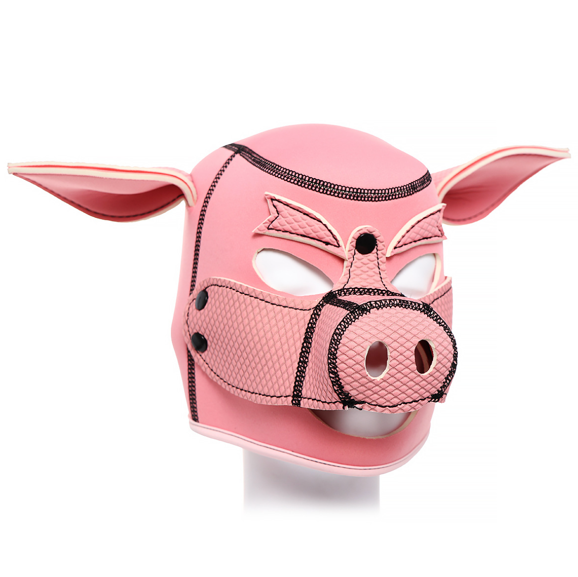 Mr Piggy Face Gear Mask 粉色猪头面具 BDSM 1728