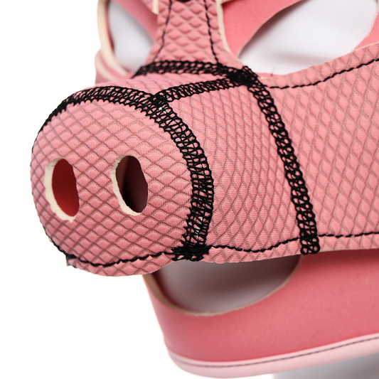 Mr Piggy Face Gear Mask 粉色猪头面具 BDSM 1728