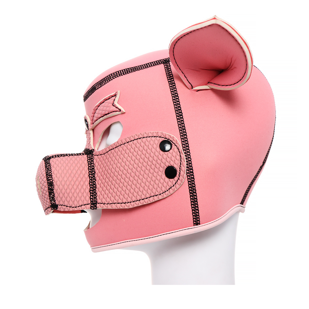 Mr Piggy Face Gear Mask 粉色猪头面具 BDSM 1728