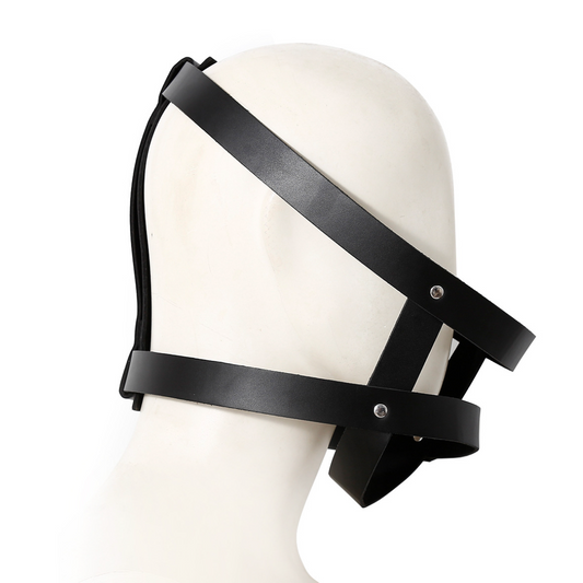 Face Harness PU Leather V8 PU皮革头罩 V8 BDSM 1729