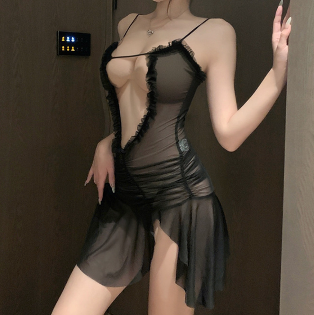Elegance Black Skirt 优雅黑色紧身裙 1733