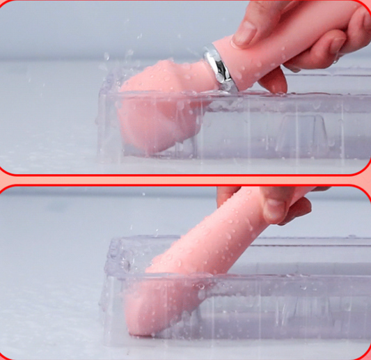 Pink Duo-Side Vibrating Streamline Vibrator Wand V2 粉色丝滑双头震动棒V2 1755