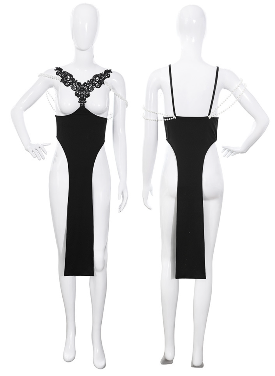 Adrielle Body Stocking Uniform 阿德里埃勒黑色连体丝袜制服 1798