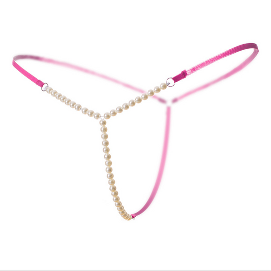 Pearl Lace Panties v4 (Black/White/Pink) 珍珠蕾丝丁字裤v4 1877