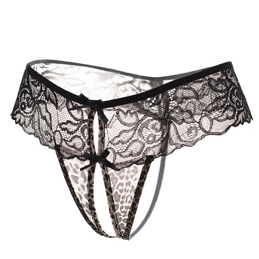 Leopard Lace Panties 豹纹蕾丝丁字裤 1879