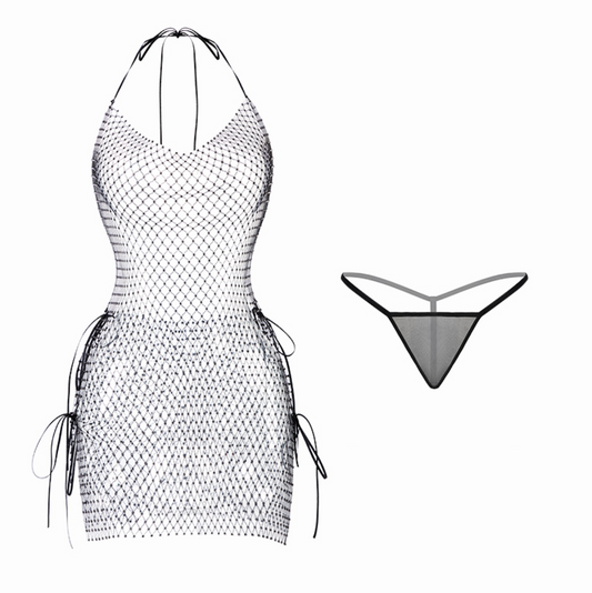 Reflection Translucent Skirt v2  渔网镂空睡裙 v2 1906