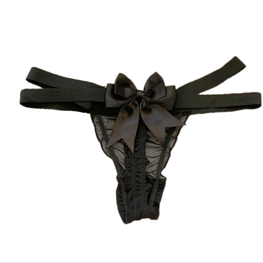 Ava Ribbon Lace Panties v4 爱哇蕾丝丁字裤v4 1931