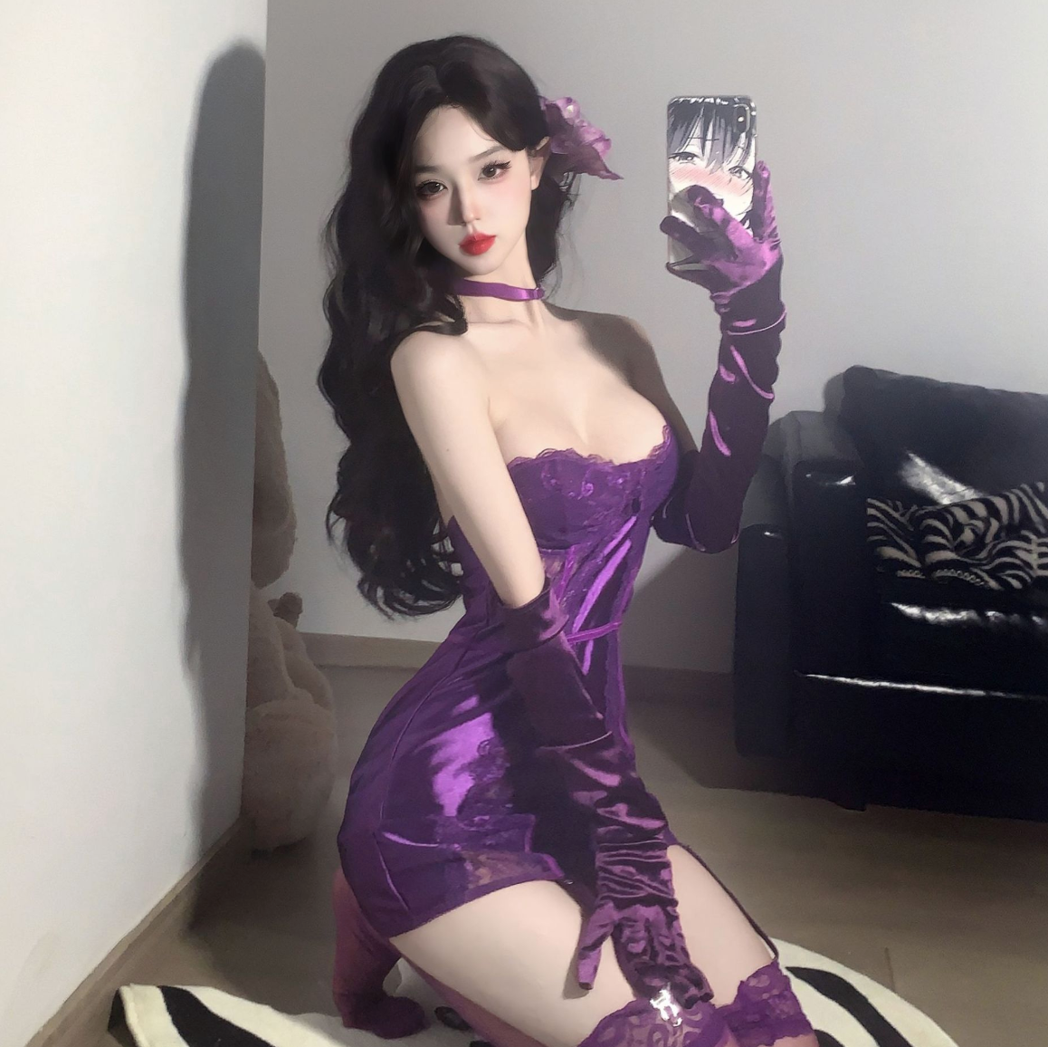 Seduction of Purple Dress Skirt 紫罗兰之魅制服裙子 1943