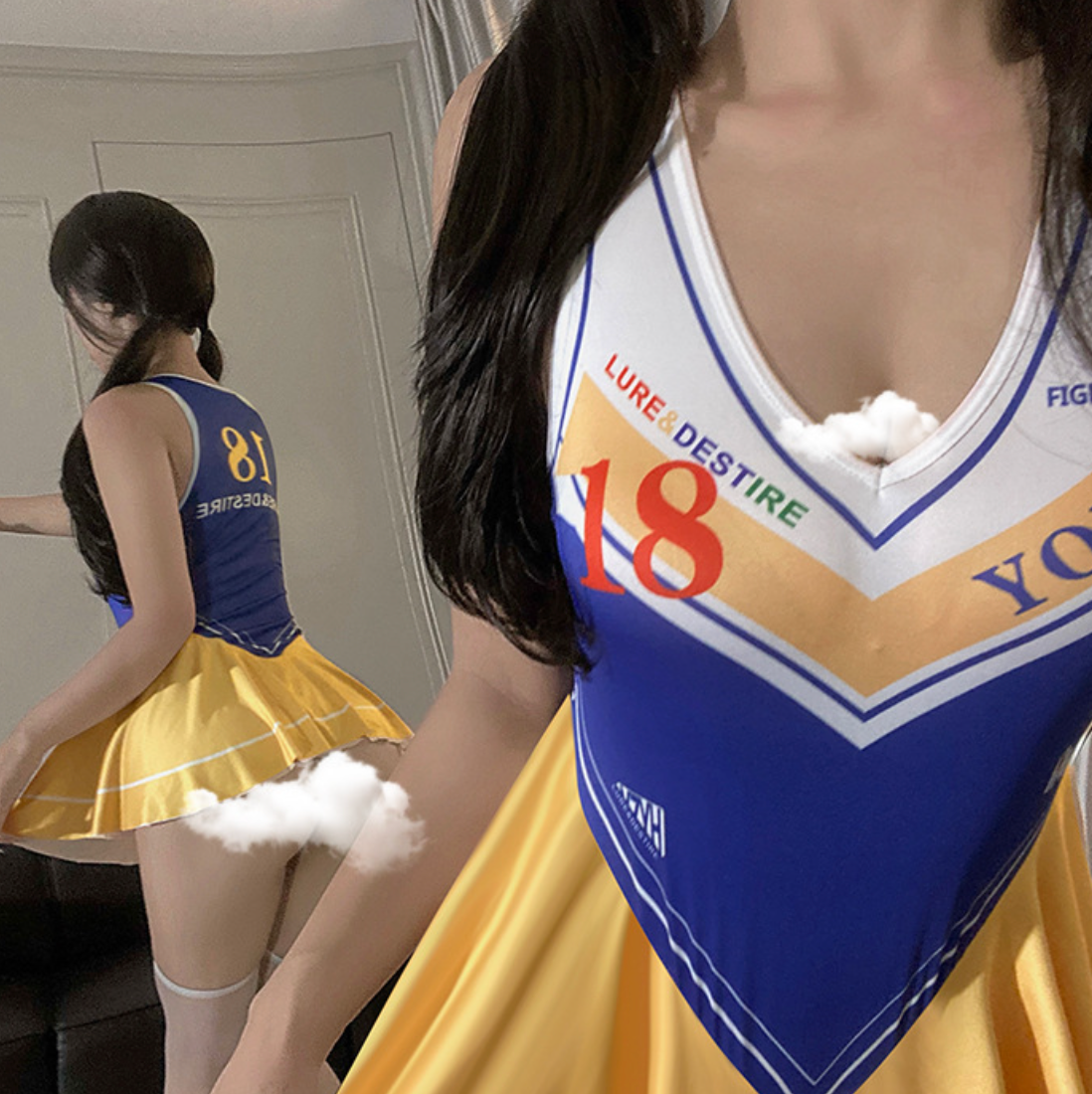 Sporty Cheerleader Uniform 运动拉拉队制服 1952