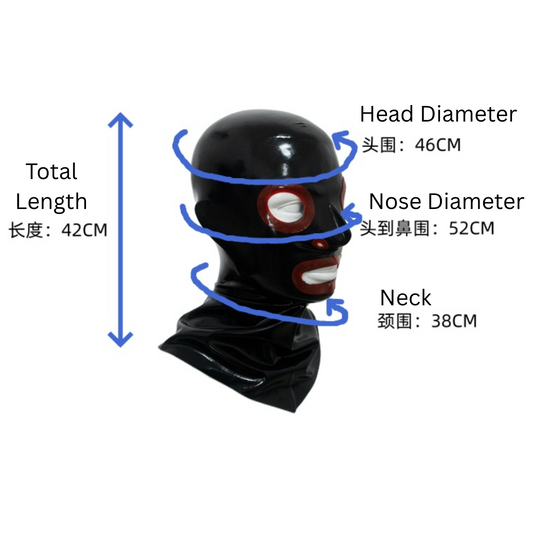 Latex Head & Face Mask 乳胶头套 2012