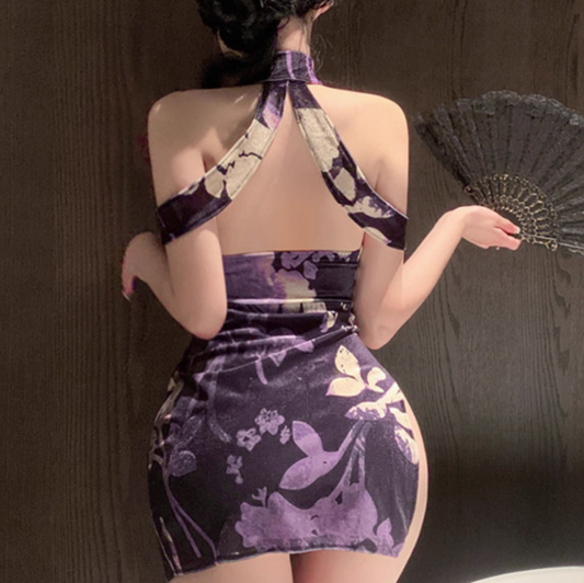 Velvet Qipao Uniform V11 丝绒旗袍制服 V11 2043