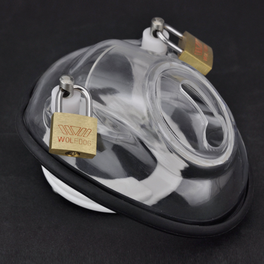 Vault Chastity Cuckold Device Male Cage Silica Plastic 贞操男用硅胶塑料 BDSM  2045