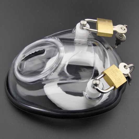 Vault Chastity Cuckold Device Male Cage Silica Plastic 贞操男用硅胶塑料 BDSM  2045