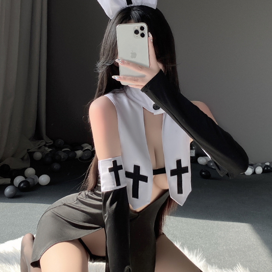 Treat or Trick Halloween Costume Uniform 修女万圣节制服 2047