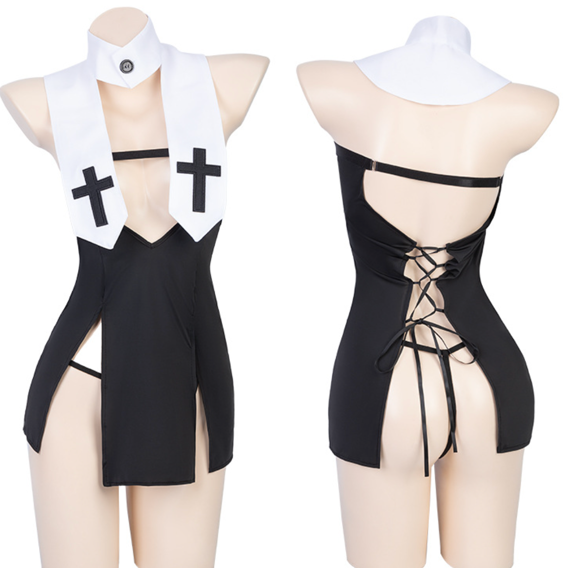 Treat or Trick Halloween Costume Uniform 修女万圣节制服 2047