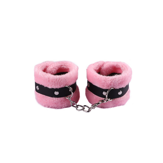 Furry Hand Cuff Restraint Bondage V3 毛绒手铐 BDSM V3 (Black/Purple/Pink) 2071