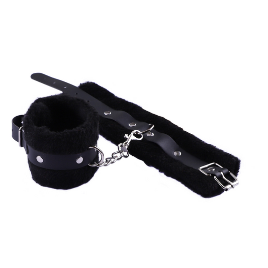 Furry Hand Cuff Restraint Bondage V3 毛绒手铐 BDSM V3 (Black/Purple/Pink) 2071