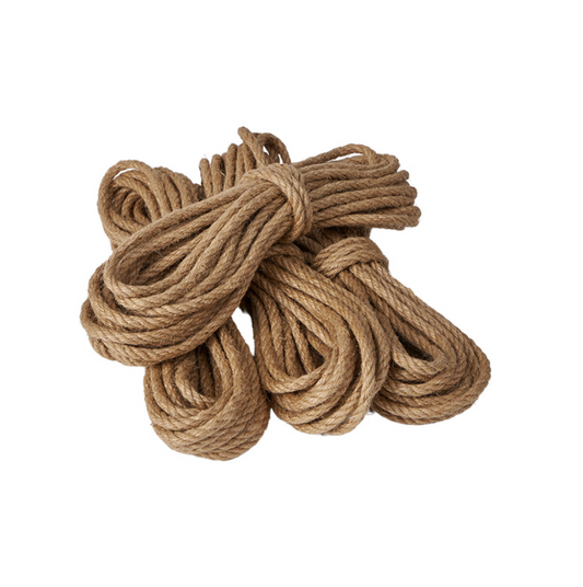 Beige Jute Bondage Rope (10m) 米黄色黄麻捆绑绳 BDSM 2072