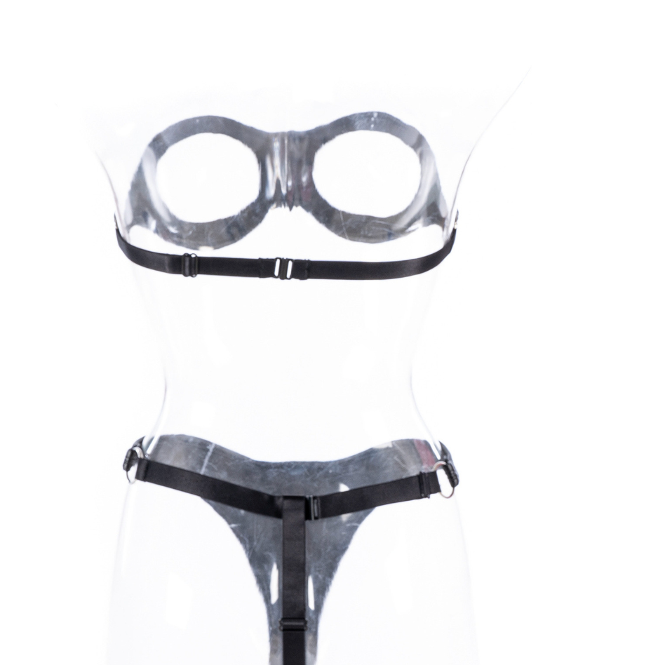 Black Lotus PU Leather Bra V2 黑莲花紧身皮革内衣 V2 2135