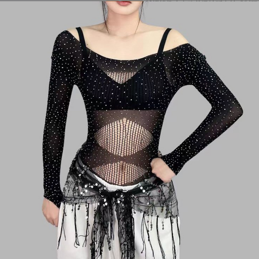 Diamond Bodysuit 钻石紧身性感网衣 2149
