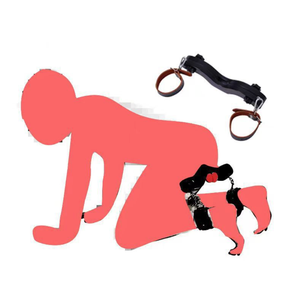 Bondage & Restraint w ball clamp 阴囊束缚架子 BDSM 2177