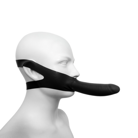 Mute Dildo gag v4 阳具口塞 v4 BDSM 2166