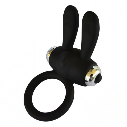 Black Penis Cock Ring Vibrator V3 黑色阴茎震动按摩套V3 2303